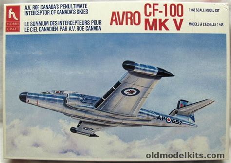 Hobby Craft 148 Avro Cf 100 Mk V Canuck Rcaf Or Belgium Hc1654