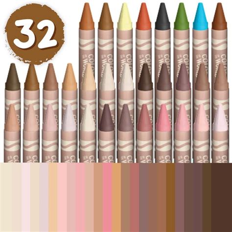 Crayola Crayons Colors Of The World 32 Piece Count Multicultural
