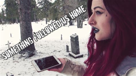 Testing New Ghost Hunting App In A Cemetery Something Followed Us Home YouTube