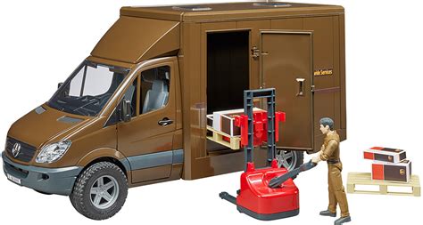 Bruder Mb Sprinter Ups Truck With Driver And Accessories The Toy Box