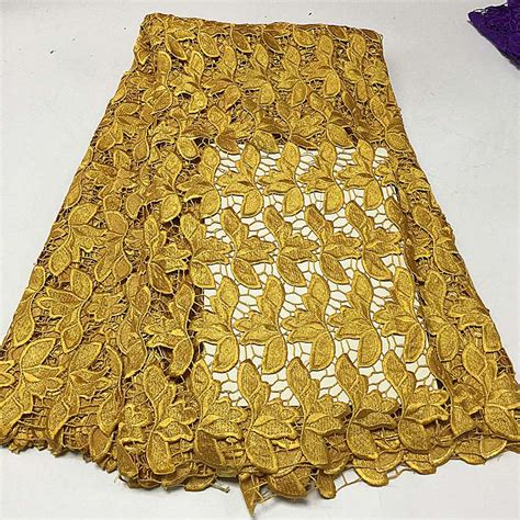 Latest High Quality Nigerian Lace Fabrics For Dress Cotton Cord African Lace Fabric Water
