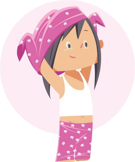 Pajamas Girl Illustrations Royalty Free Vector Graphics And Clip Art