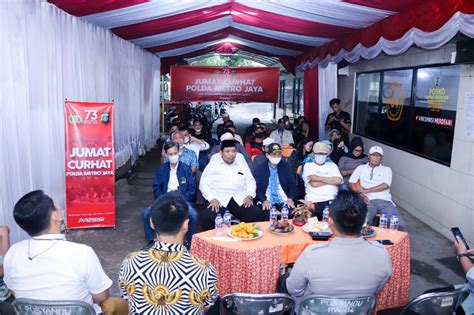 Lebih Dekat Dengan Masyarakat Polri Usung Tema “jum’at Curhat” Polres Metro Jakarta Pusat