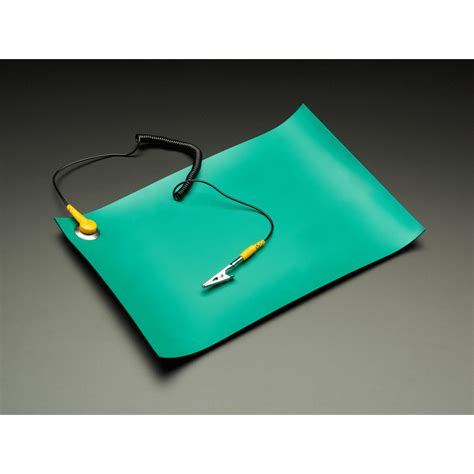 Anti Static Esd Rework Mat With Grounding Clip A4 Size 20cm X 30cm