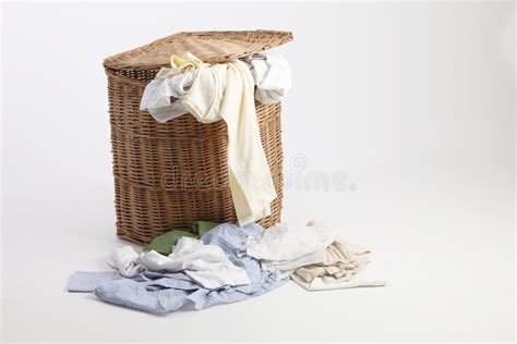 Laundry Basket Stock Photo Image Of Household Cotton 84068484