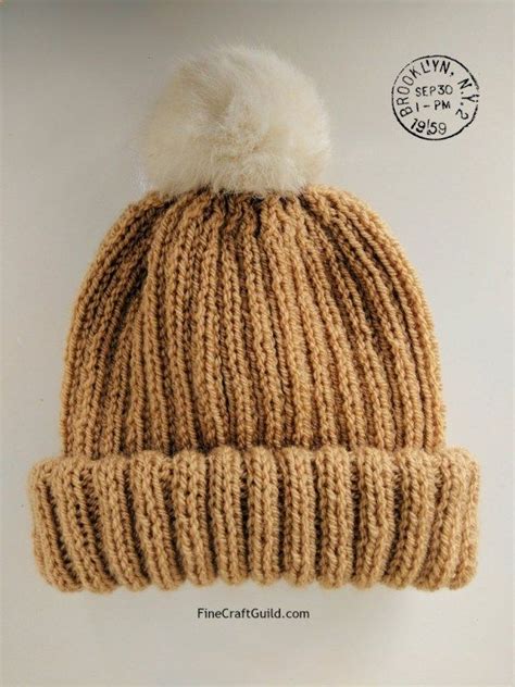Knit The Classic Hat Of The Season A Pompom Beanie Knit Beanie