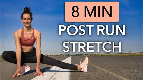 8 Min Post Run Stretch Follow Along Youtube