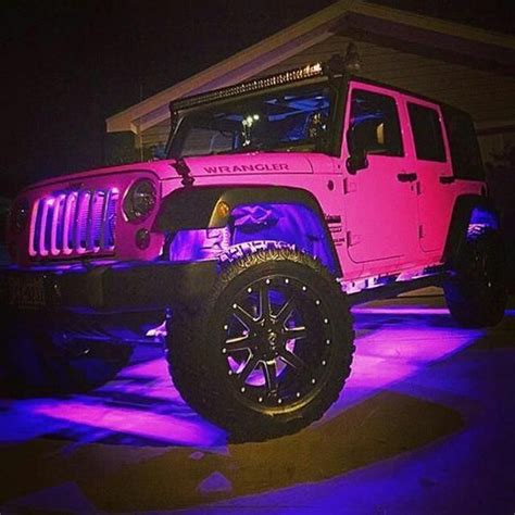 Neon Pink Jeep Pink Jeep Wrangler Pink Jeep Jeep Cars