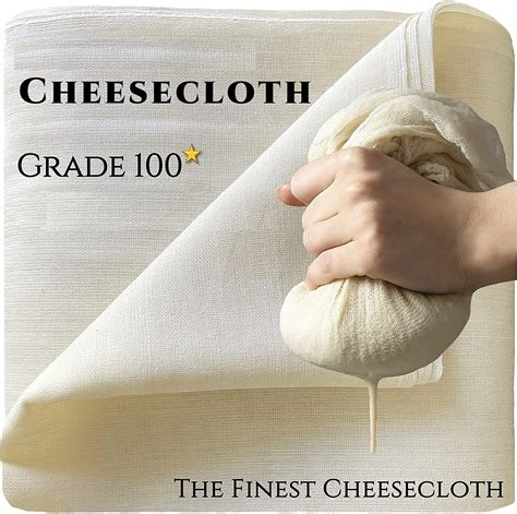1 Yard Cheesecloth Grade 100 Unbleached Mediterranean Cotton Muslin