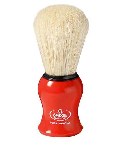 Omega Shaving Brush 10065 Red Medium Buy Omega Shaving Brush 10065 Red