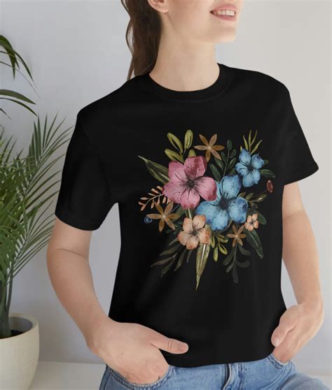 Botanical Shirt Wildflowers Shirt Gardening Shirt Wild Flowers Shirt