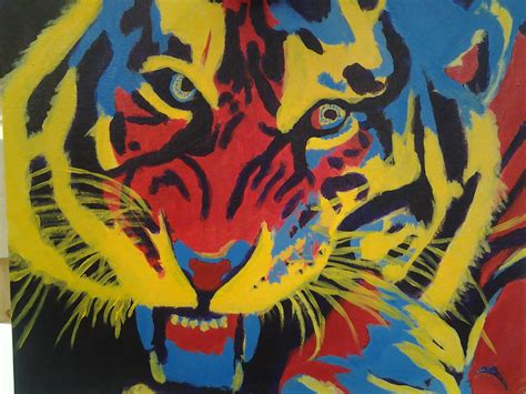 Pop Art Tiger By Ppieking On Deviantart