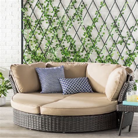 20 Photos Tiana Patio Daybeds With Cushions