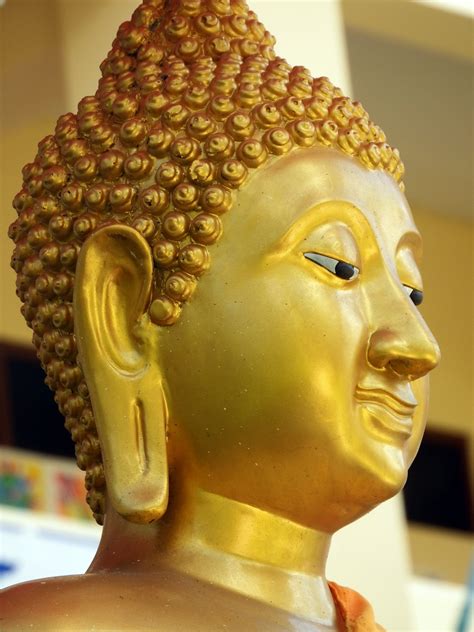 Golden Buddha Face Free Stock Photo - Public Domain Pictures
