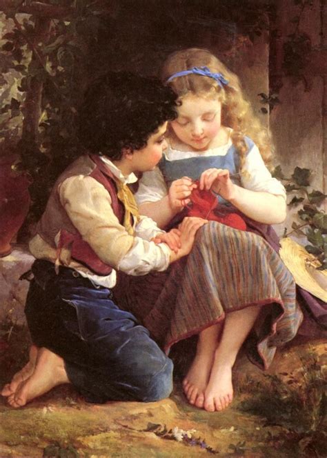 Emile Munier A Special Moment I Painting Oil Painting Reproductions