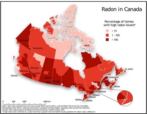 Radon Maps Radon Zones In Usa And Canada