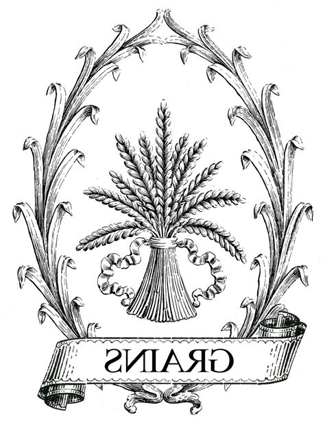 We offer free design resources each week and a marketplace which allows graphic designers to register and sell their products. Printable Image Transfer - French Grain Sack - Wheat - The ...
