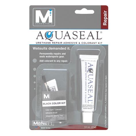 Aquaseal Black Colorant Kit Flexible Adhesive Mcnett M Essentials Gear