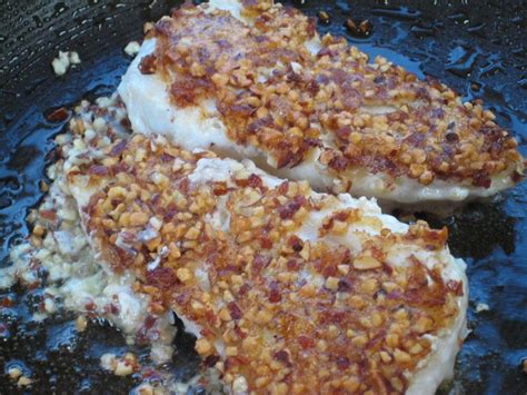 Remove baking dish from oven; Almond Crusted Orange Roughy | Almond recipes, Orange ...