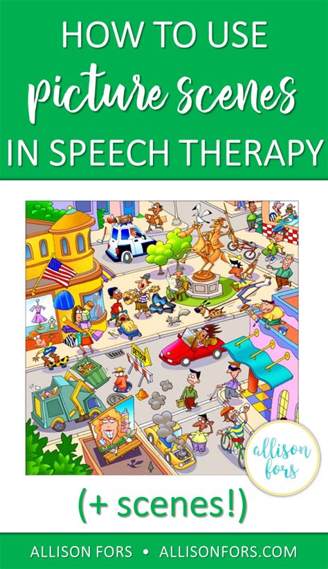 Speech Therapy Picture Scene For Describing Bmp Level