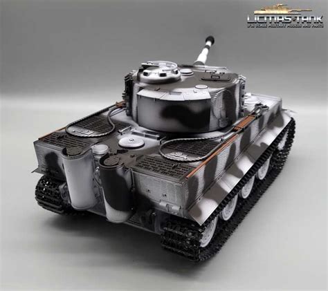 Rc Panzer 24 Ghz Tiger 1 Winter Taigen V3 Bb Servo Kanonenrauch