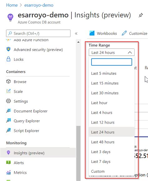 Monitor Azure Cosmos Db With Azure Monitor Azure Cosmos Db Insights