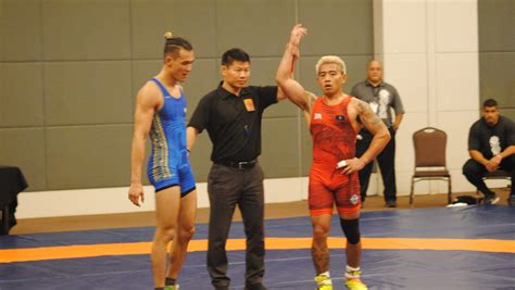 Oceania Wrestlers Battle For Gold