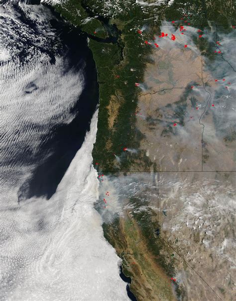 Fires Ravaging Washington Oregon And California