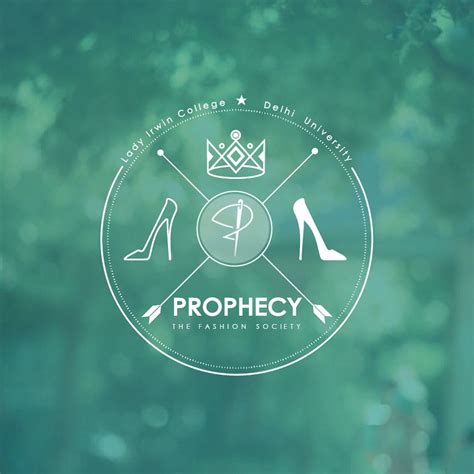 Logo design for @prophecy_lic The fashion society of Lady Irwin college