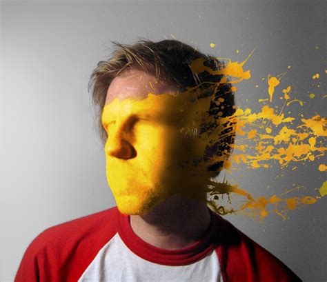 How To Mold Paint Splatter To A Face In Photoshop