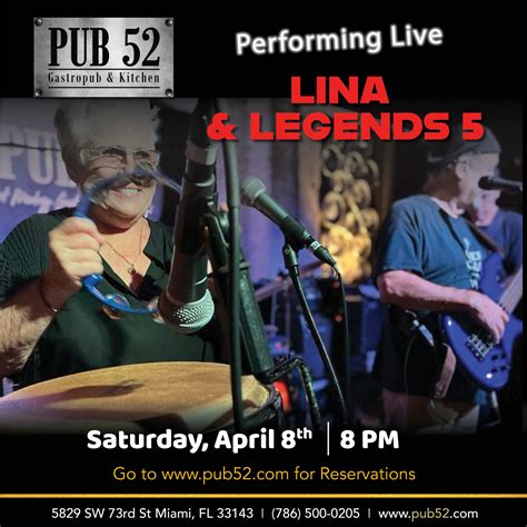 Lina And Legends Pub 52 South Miami Florida