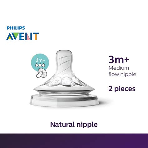 Philips Avent 3m Natural Medium Flow Nipples Mothercare Philippines
