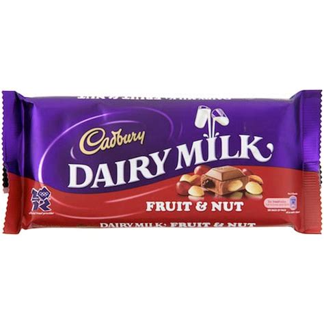 How long would it take to burn off 190 calories of cadbury fruit & nut chocolate bar? Dairy Milk Fruit & Nut Chocolate 200G - Chocolates ...
