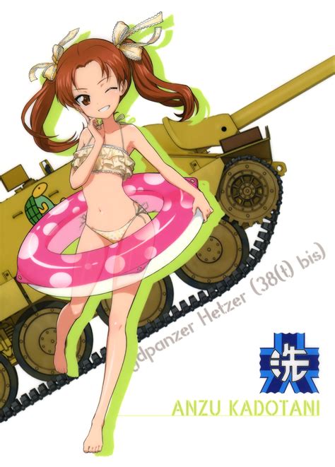 Kadotani Anzu Girls Und Panzer Image Zerochan Anime Image Board