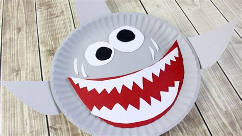 Shark Paper Plate Craft For Kids The Relaxed Homeschool