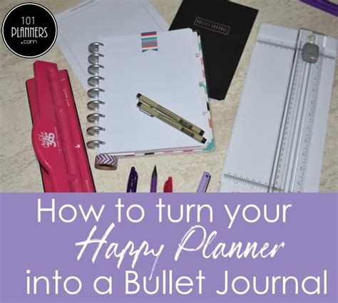 20 How To Bullet Journal In A Happy Planner 062023 Bmr