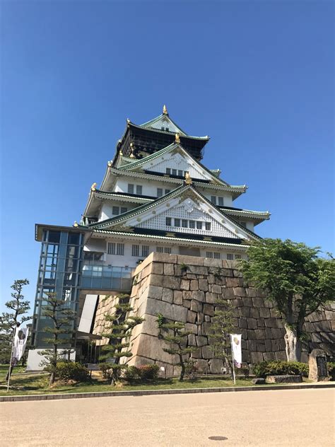 Osaka castle was the largest and most formidable castle in japan during the golden age of the samurai in japan. 8 Days in Japan - Day 7 in Yamazaki/Osaka - StockKevin
