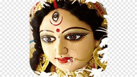 Durga Puja Kali Vaishno Devi Navaratri Hinduismo Cara Cabeza Png