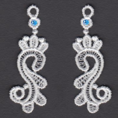 Fsl Fabulous Earrings Set Designs X Products Swak Embroidery
