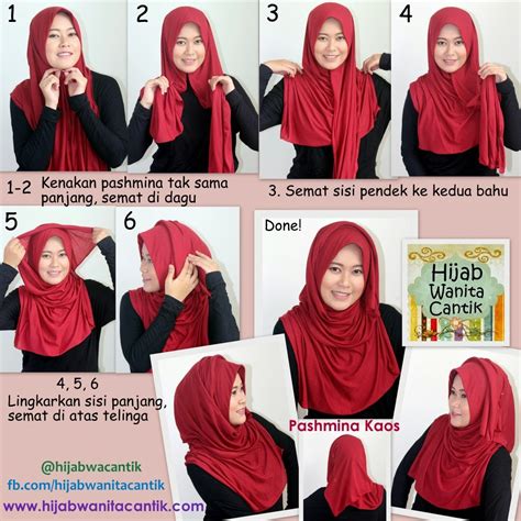 Gambar Tutorial Hijab Pashmina Sifon Ceruti Modernhijab77