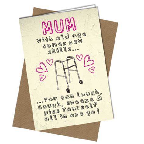 929 Mothers Day Or Birthday Card Mum Comedy Rude Funny Humour Banter Greeting Ebay
