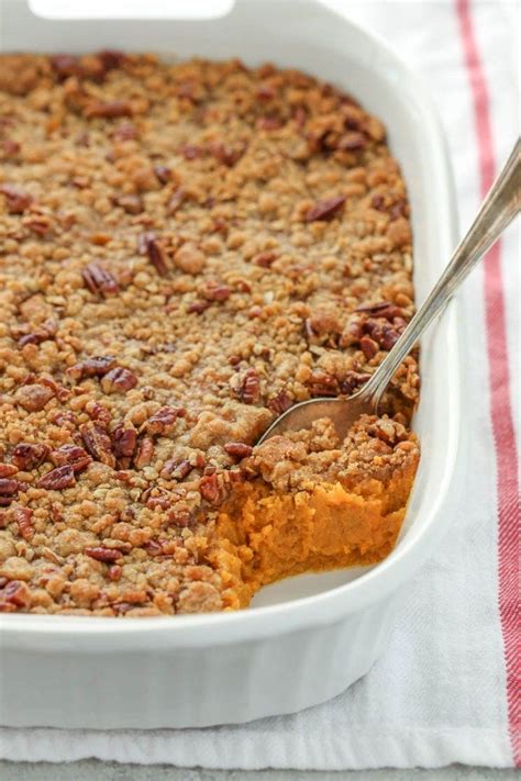 This Sweet Potato Casserole Is Easy To Make And Topped With A Crunchy