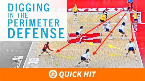 Base Position On Defense The Art Of Coaching Volleyball