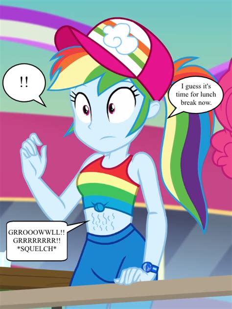 Mlpeg Rainbow Dash Stomach Growl In The Cruise By Ga3758 On Deviant On Deviantart
