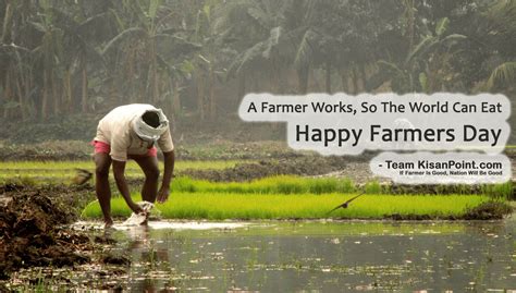 A Farmer Works So World Can Eat Happy Farmers Day Farmer Farmersday