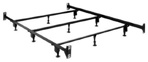 Queen Size Metal Bed Frame With Headboard Footboard Brackets Hanaposy