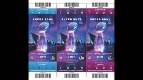 Super Bowl Ticket Designs Cnn