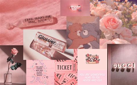 Quote With Pink Aesthetic Tumblr Laptop Theme