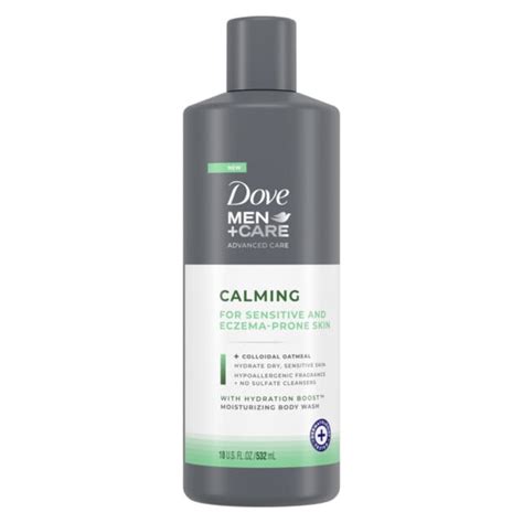 Dove Mencare Advanced Care Calm Body Wash Body Cleanser For Sensitive