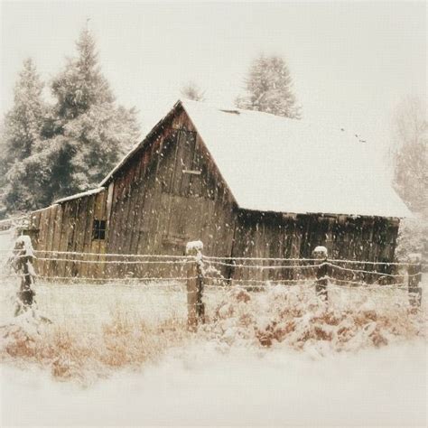 Pin By Prim With Love On Let It Snow Old Barns Barn Pictures Farm Barn